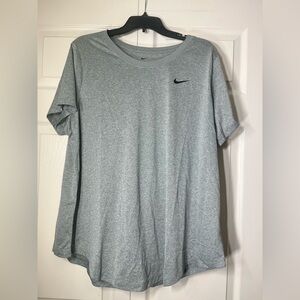 Nike Women’s Athletic Running Gray Short Sleeve Top